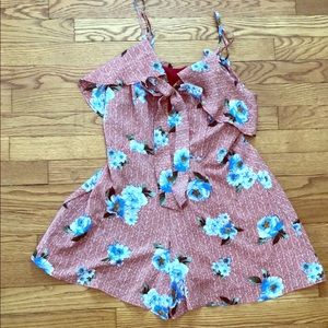 Altar’d State Soft Floral Romper size M